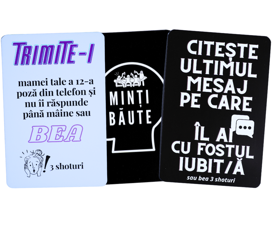 Minti Baute- 108 carti de joc cu provocari si intrebari perfecte pentru petreceri, Revelion, cabane sau cadouri pentru prieteni