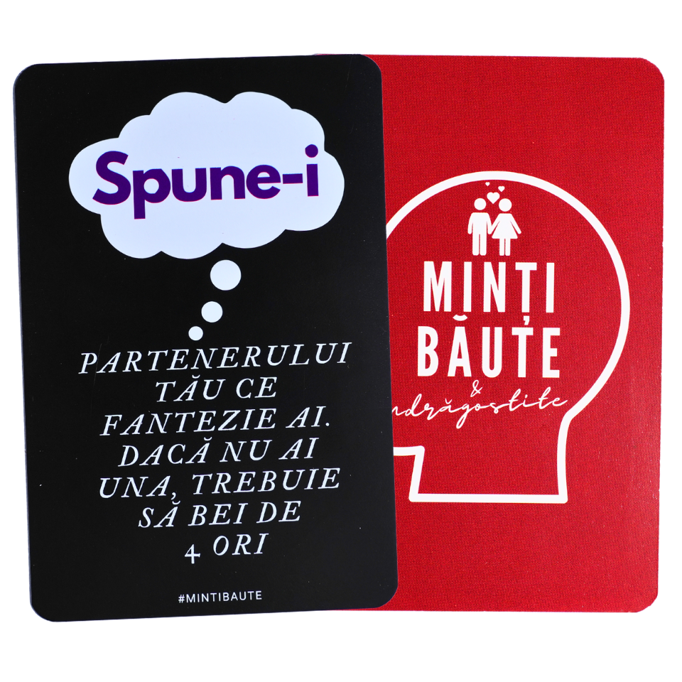 Minti Baute si indragostite- 108 carti de joc de baut pentru cupluri