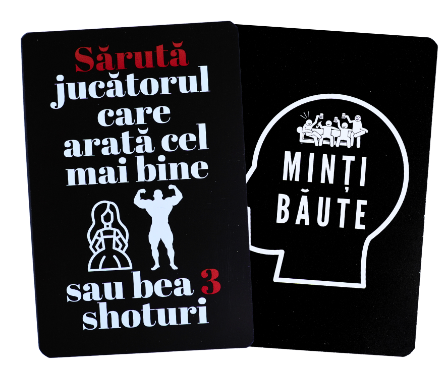 Minti Baute- 108 carti de joc cu provocari si intrebari perfecte pentru petreceri, Revelion, cabane sau cadouri pentru prieteni