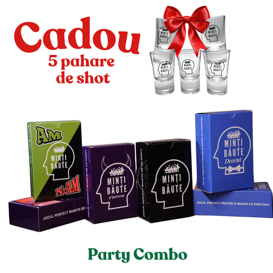 Revelion Party Combo Minti Baute + 5 shot-uri cadou