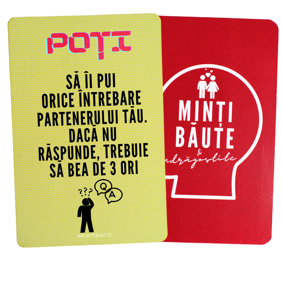 Minti Baute si indragostite- 108 carti de joc de baut pentru cupluri