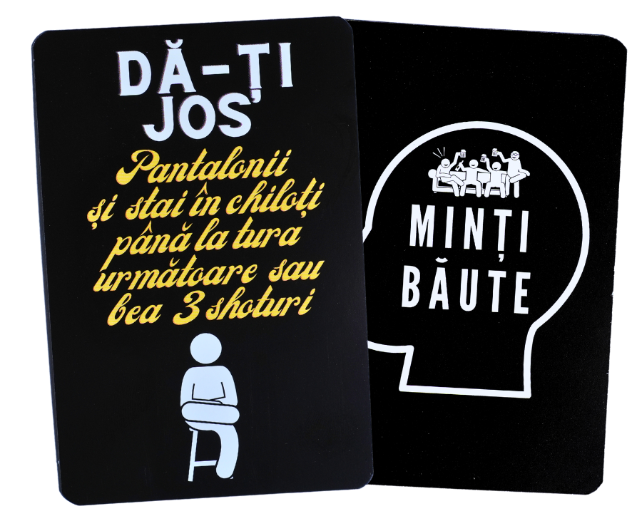 Minti Baute- 108 carti de joc cu provocari si intrebari perfecte pentru petreceri, Revelion, cabane sau cadouri pentru prieteni