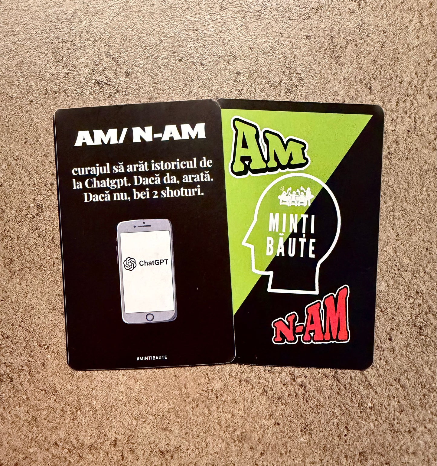 Minti Baute- Am N-am, 108 cartonase cu provocari si intrebari perfecte pentru Craciun, Revelion, petreceri, cabane sau cadouri