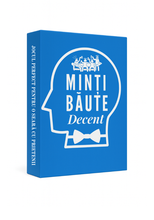 Joc de carti Minti Baute Decent, 108 carti cu provocari si intrebari decente, perfecte pentru petreceri, Revelion cabane sau cadouri pentru prieteni